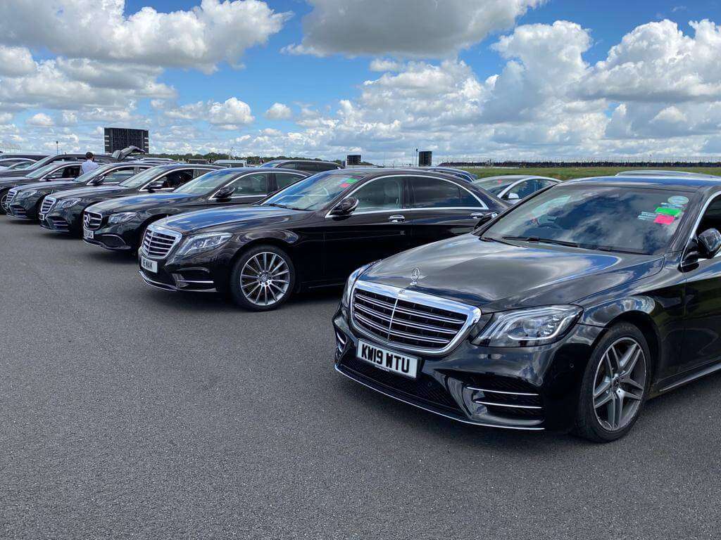 REAL Transfers fleet of luxury chauffeur cars and vehicles.