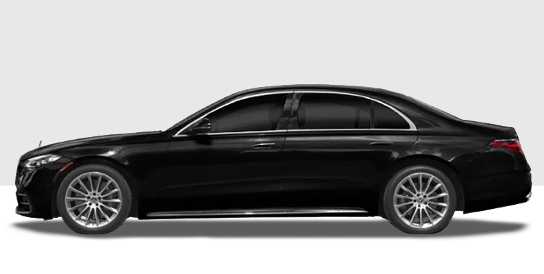 Mercedes S-Class luxury car for airport transfers and private hire.