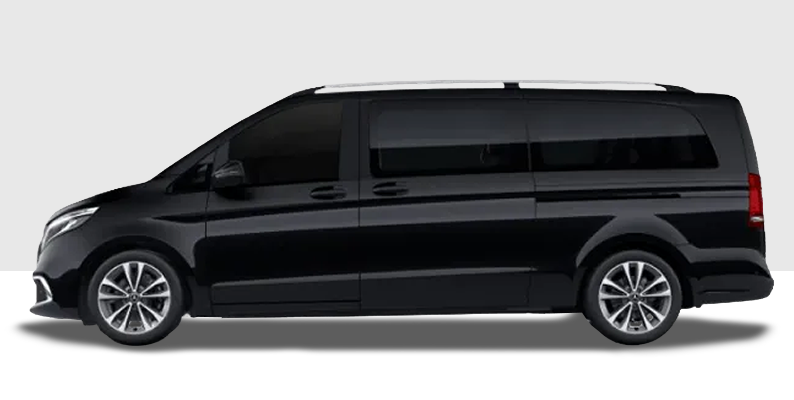 Mercedes V-Class vehicle for London airport transfers and private hire.
